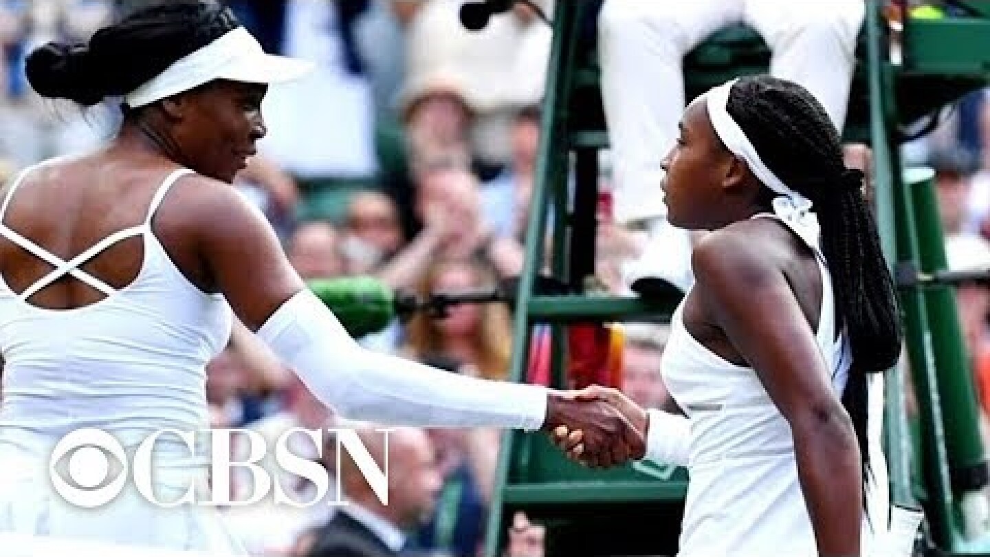 15-year-old Cori Gauff beats Venus Williams at Wimbledon