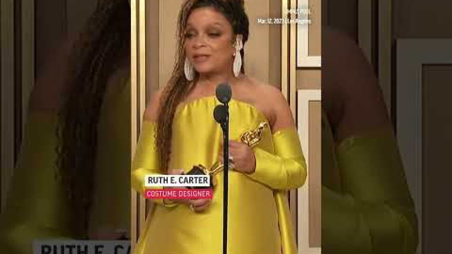 Ruth Carter becomes the first Black woman to win two Oscars. #Shorts