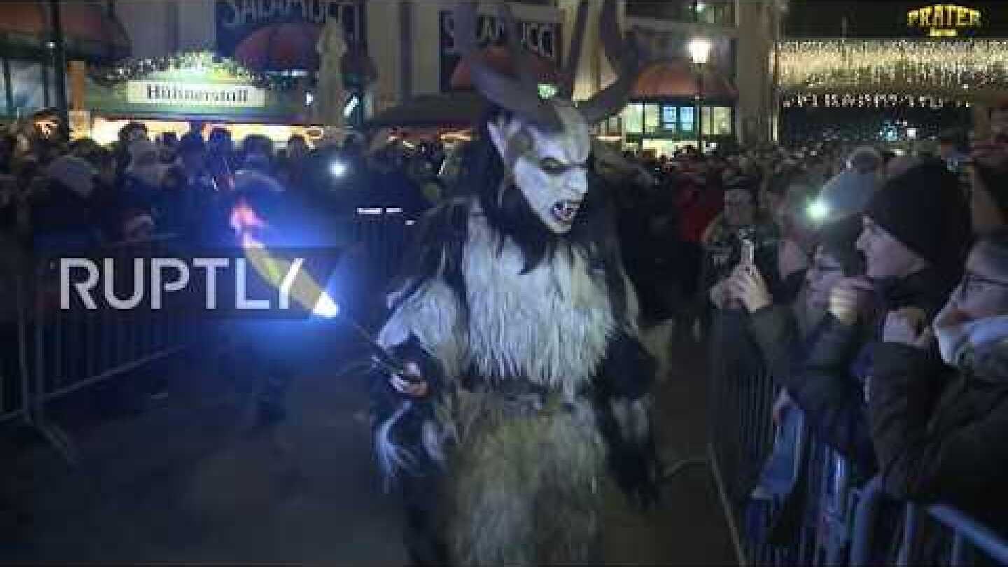 Run from your demons! Folkloric figures banish evil spirits in Vienna