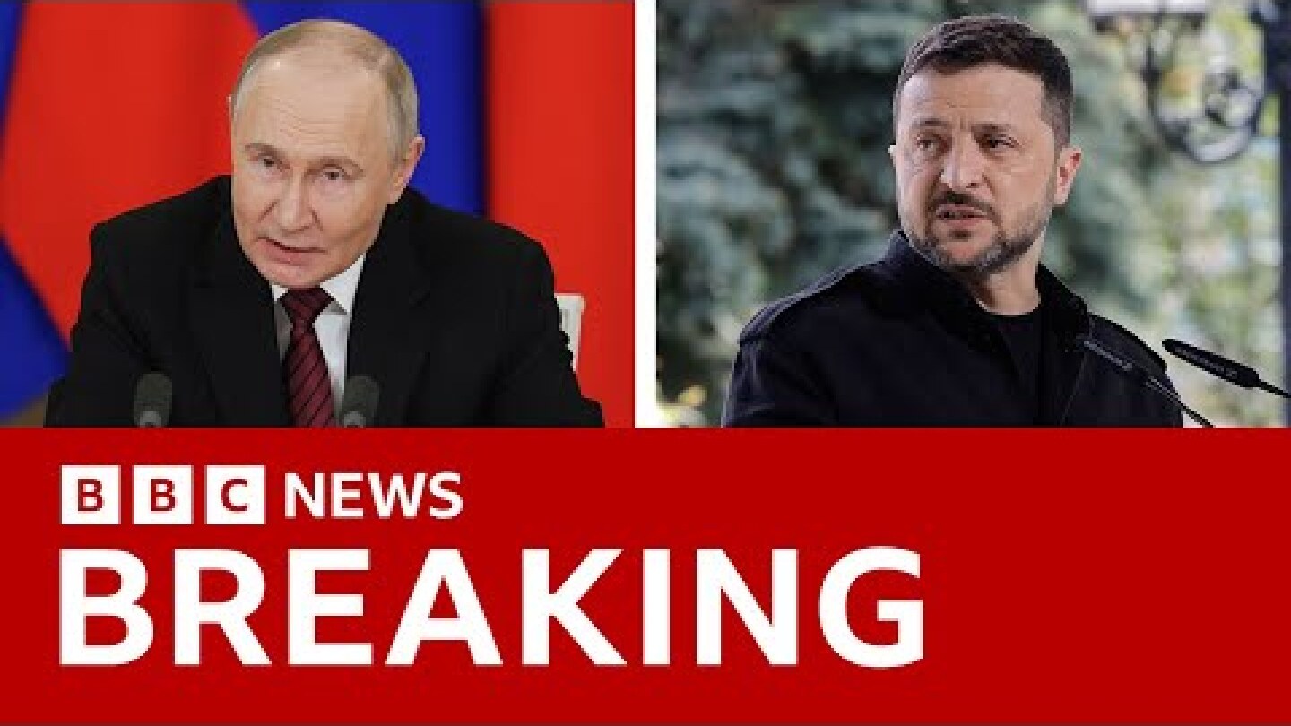 Zelensky offers to meet Putin after Trump demands Ukraine hold direct talks with Russia | BBC News