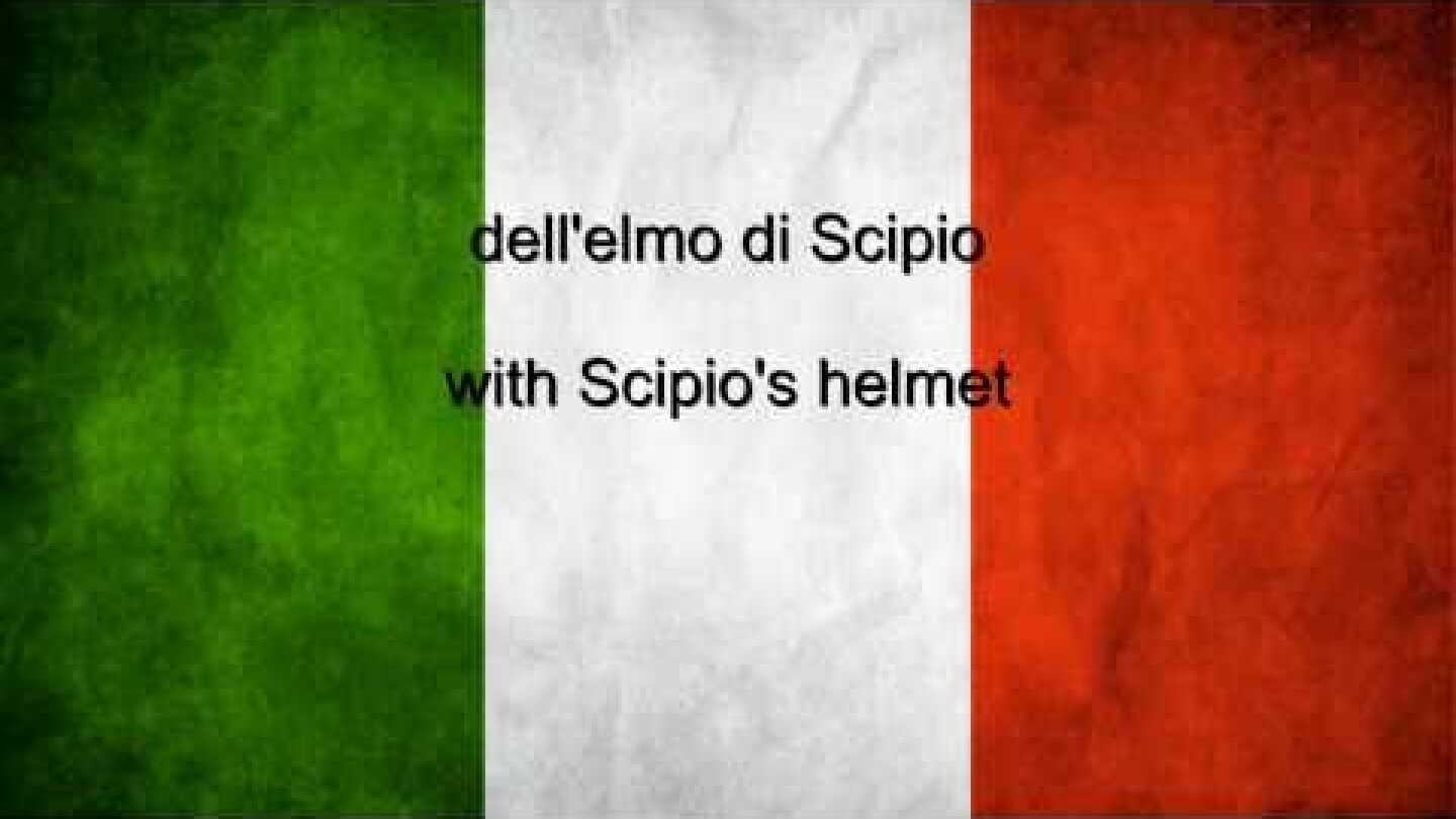 Italy National anthem Italian & English lyrics