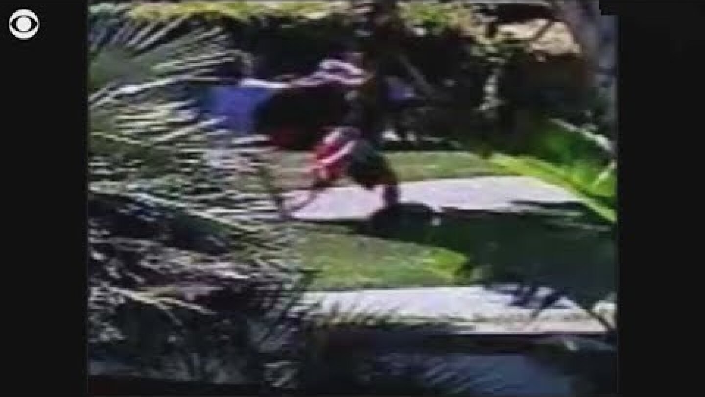 Father on camera swinging toddler as a weapon! - CBS News 07/12/2018