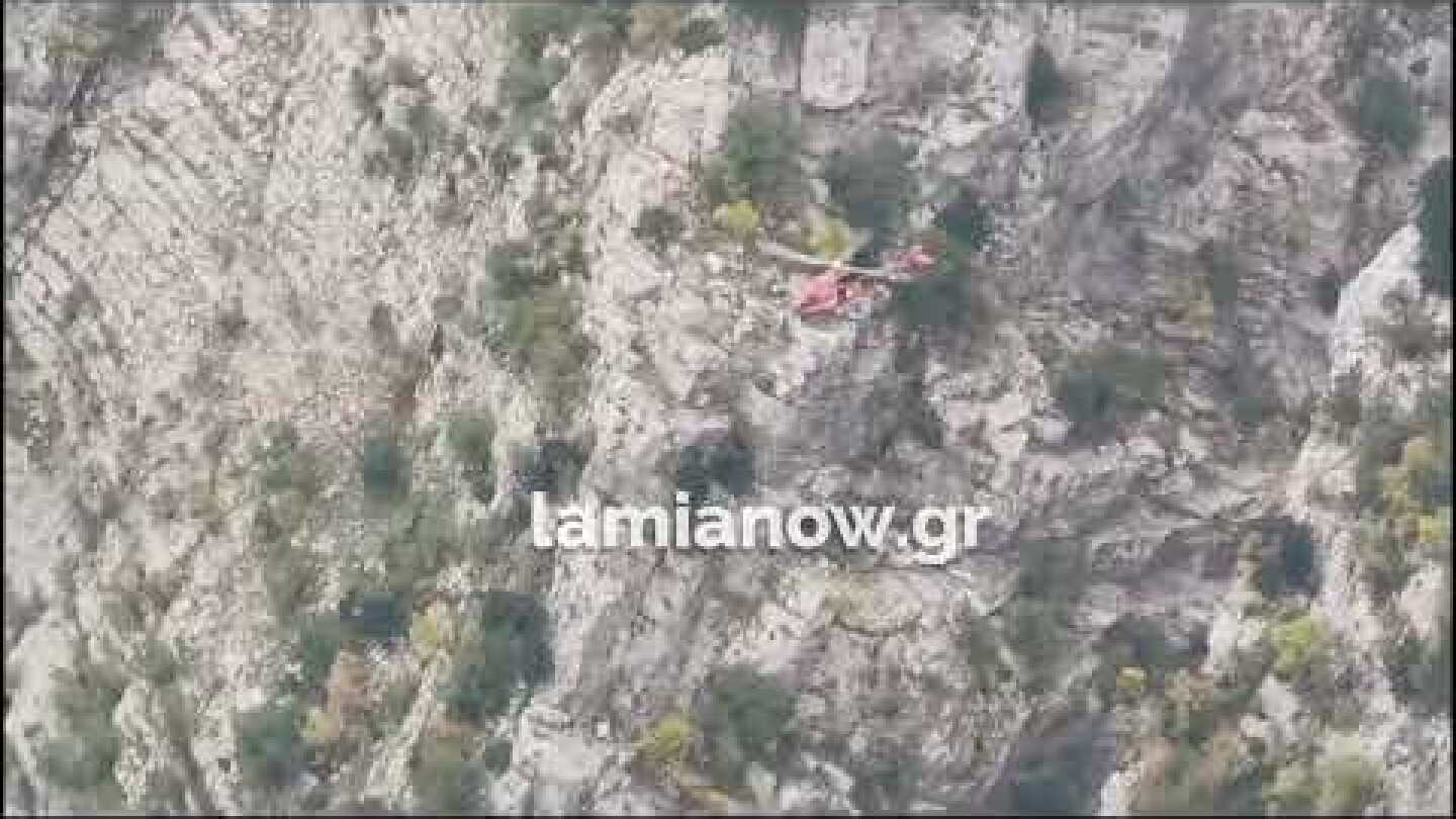 Επιχείρηση διάσωσης Ελβετών στο φαράγγι Γοργοποτάμου