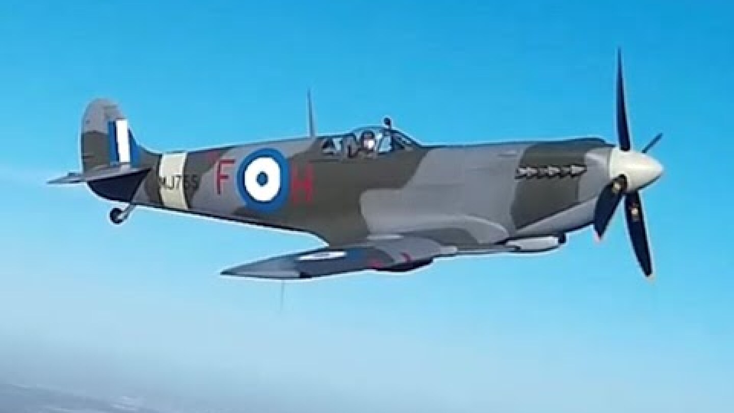 Πρώτη Δοκιμαστική Πτήση του Αεροσκάφους Supermarine Spitfire MJ755 της ΠΑ