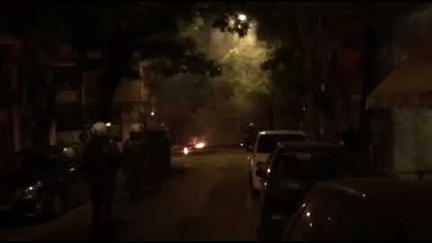 Επεισόδια στη Χ. Τρικούπη μετά την πορεία για τον Κουφοντίνα