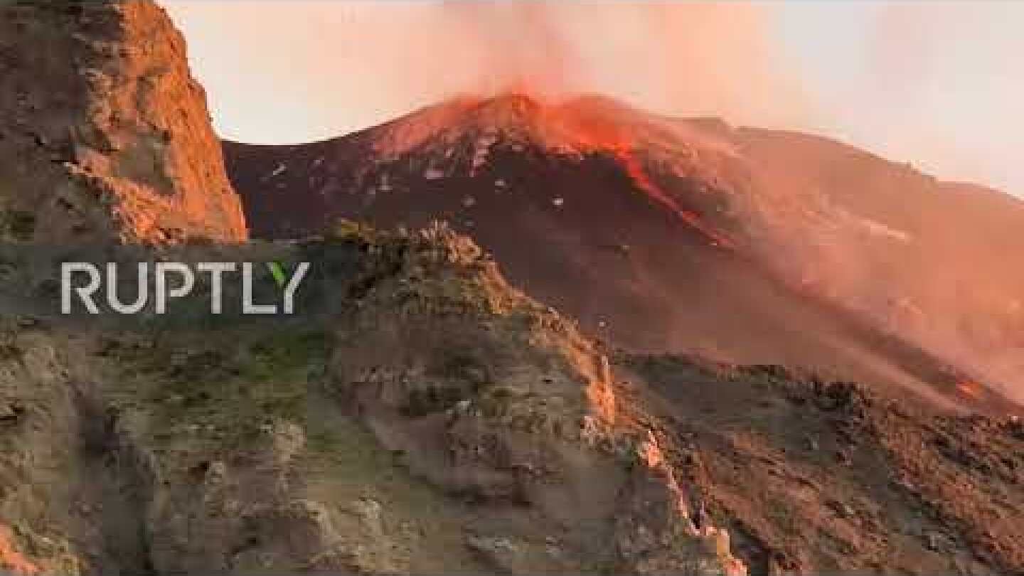 Italy: Stromboli erupts for second time in one month