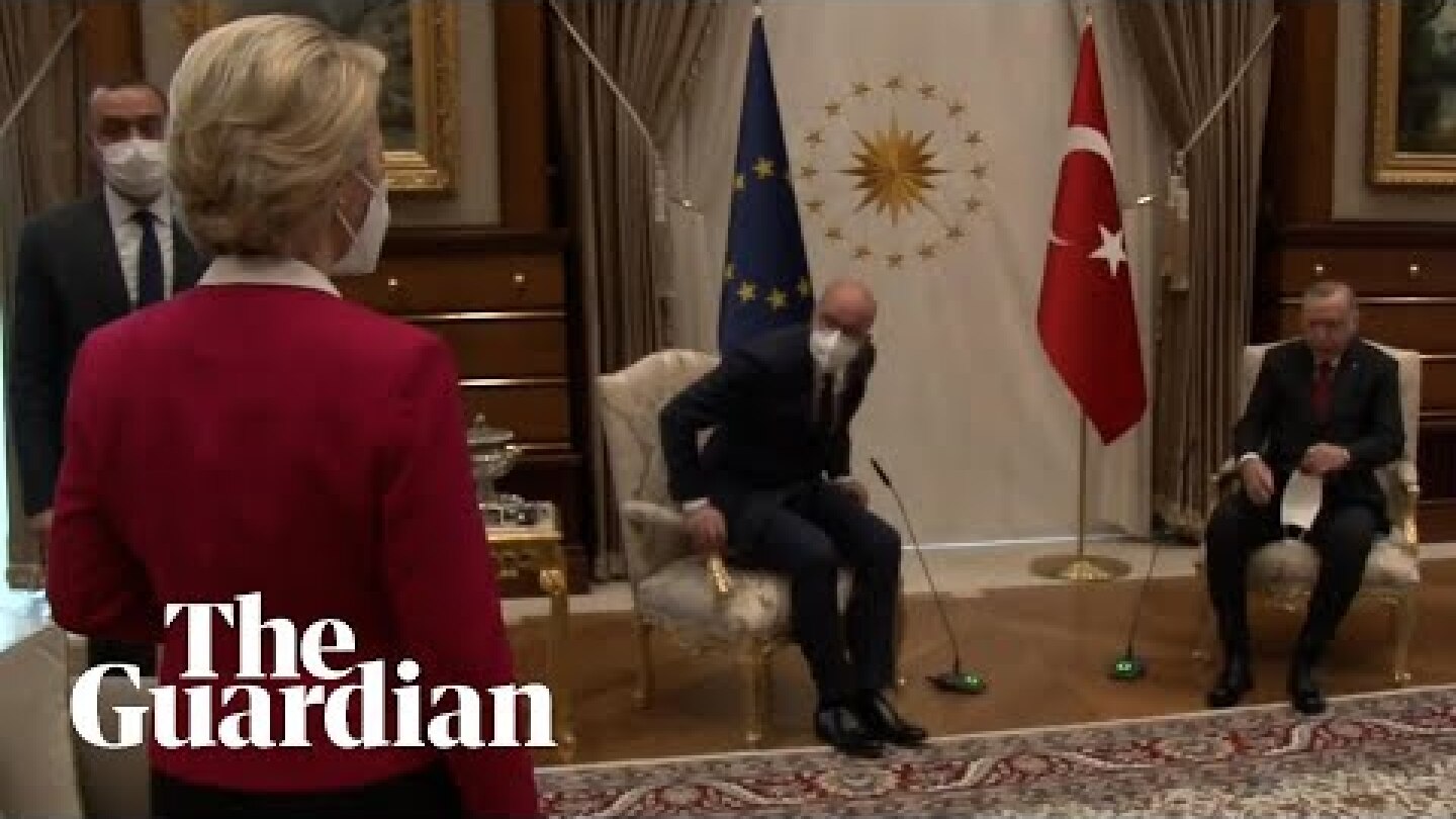 Ursula Von der Leyen snubbed in chair gaffe at EU-Erdoğan talks