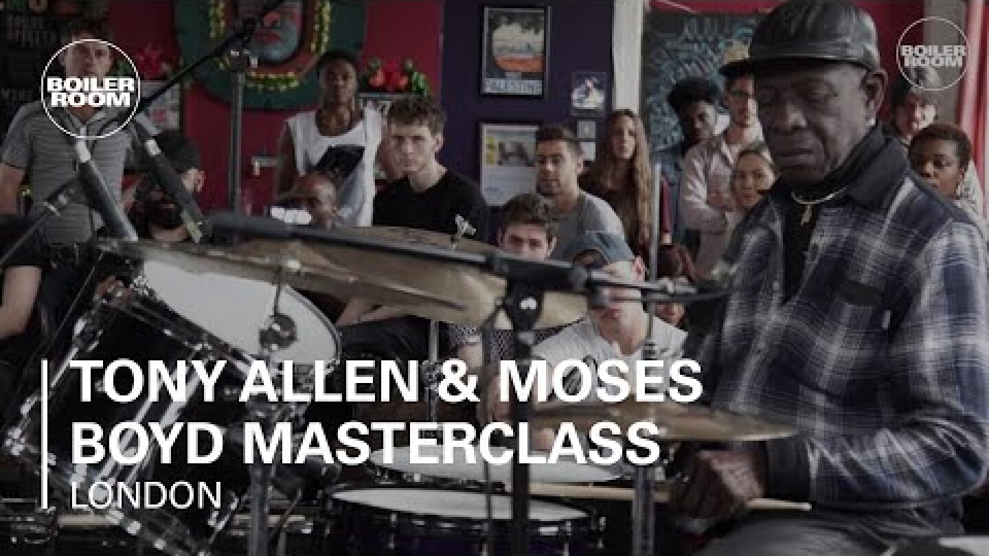 Tony Allen & Moses Boyd Masterclass Boiler Room x Guardian Gateways