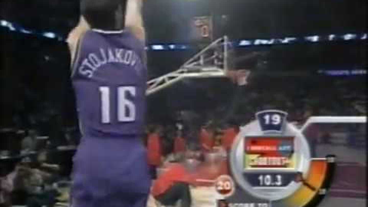 Pedja Stojakovic NBA All Star 2003 Three Point Shootout