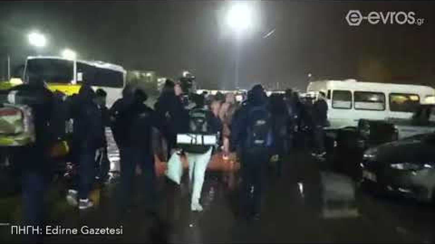 Σοκαριστικό video με συρροή μεταναστών στην Ανδριανούπολη και προορισμό τις Καστανιές