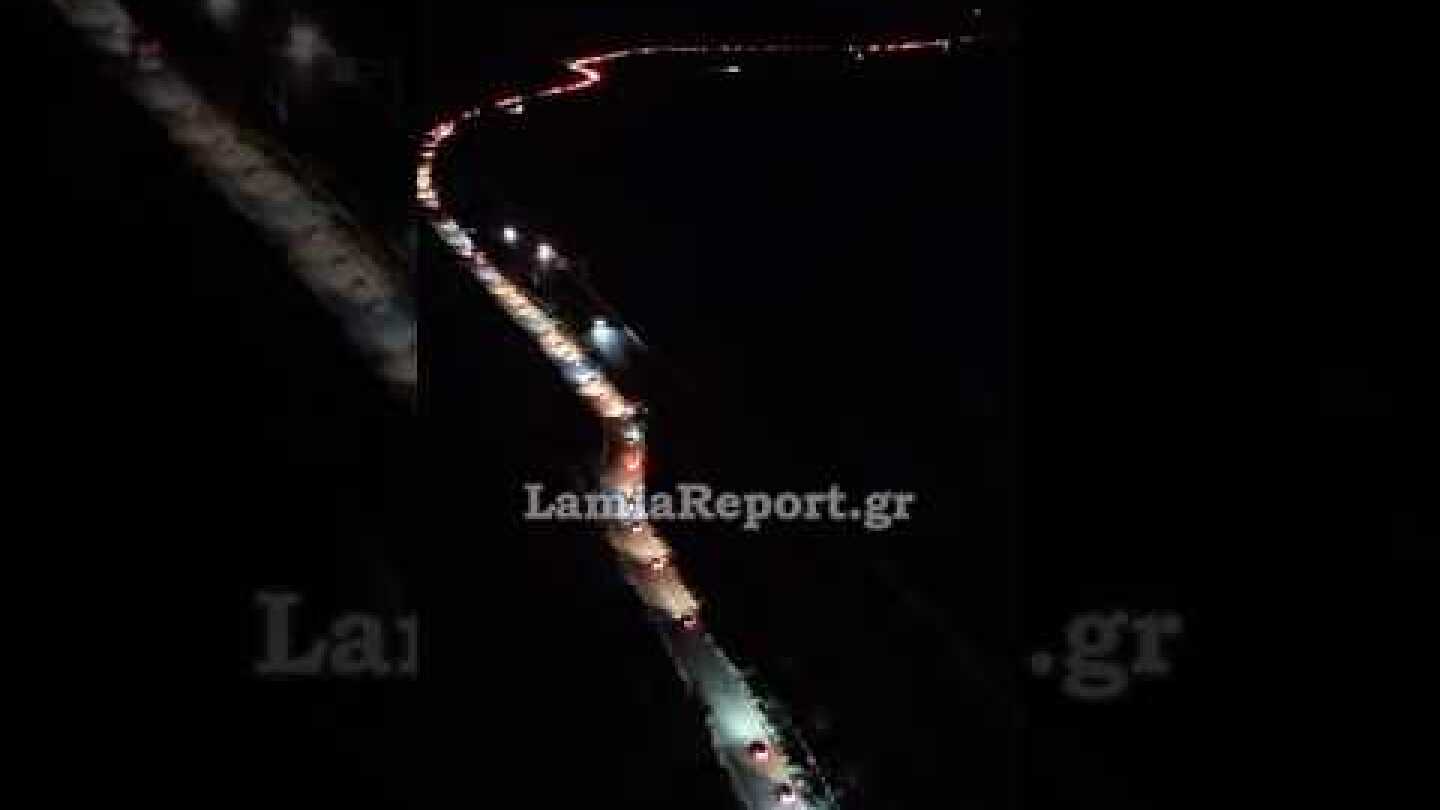 LamiaReport: «Γολγοθάς» η επιστροφή των εξοδούχων. Ουρές χιλιομέτρων από Μαρτίνο μέχρι Κάστρο