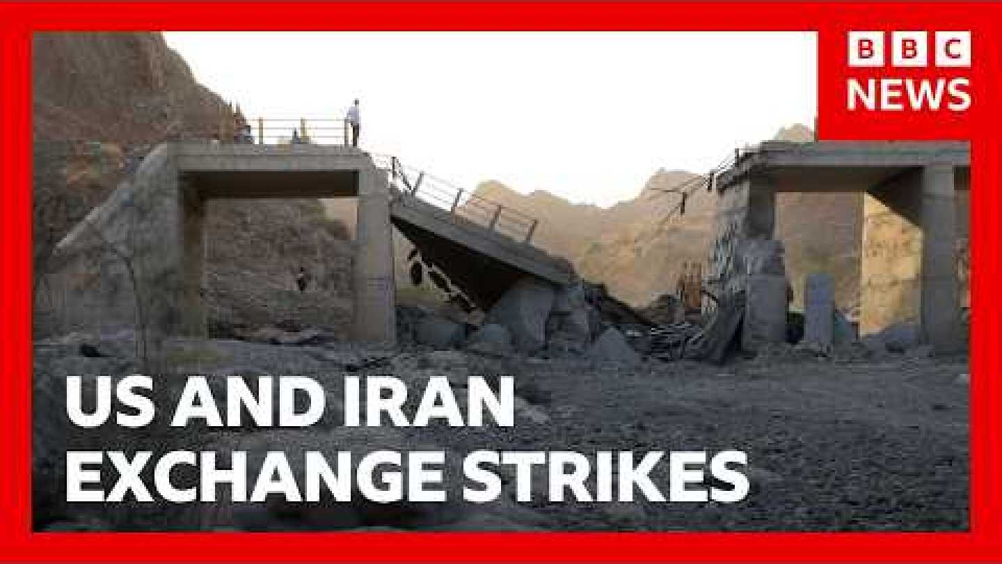 US and Iran exchange strikes after two US soldiers killed in Jordan | BBC News