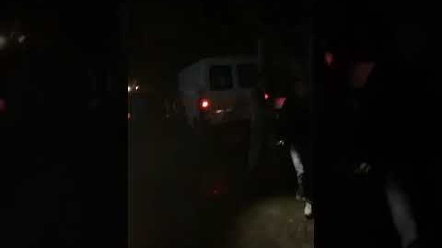 Ndertese e shembur nga termeti ne Thumane - Video nga Oligert Musta