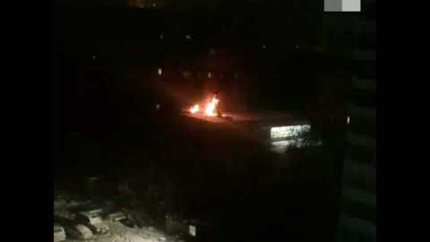 ⚡️ On the night of January 11-12 in Yekaterinburg, an emergency occurred in the ZHBI microdistrict.