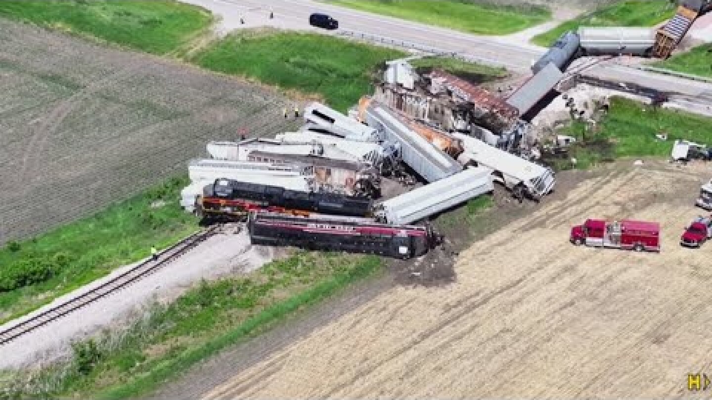 Person killed in Iowa train derailment