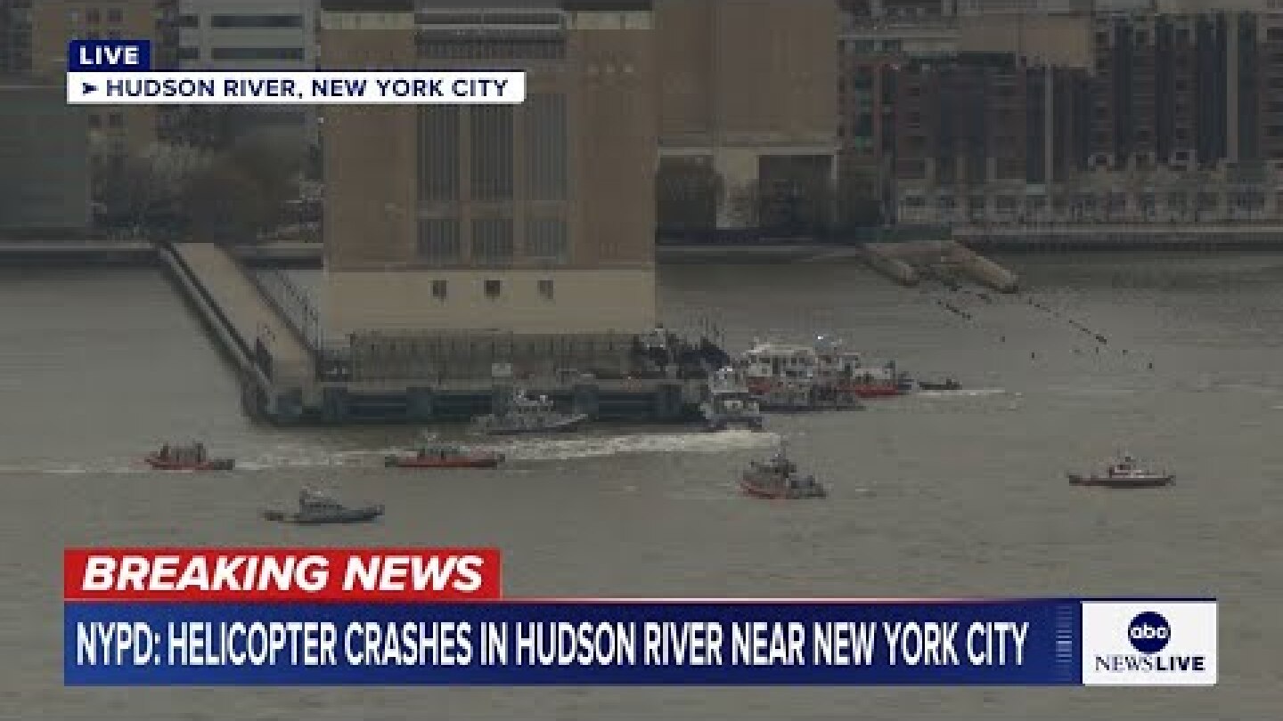 LIVE COVERAGE: Helicopter crashes in Hudson River