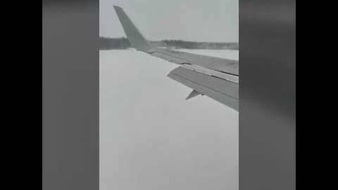 Посадка Боинг 737 в Усинске