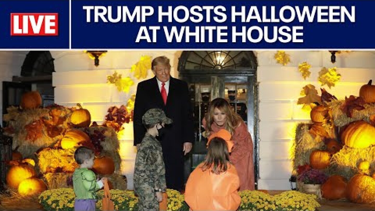 Trump, First Lady host Halloween at White House