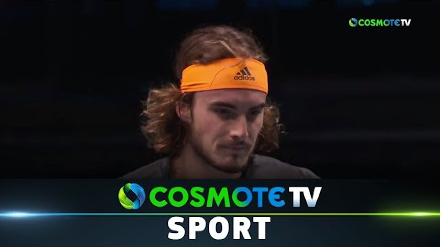Ντανιίλ Μεντβέντεφ - Στέφανος Τσιτσιπάς (0-2) Highlights - ATP Finals 12/11/19 | COSMOTE SPORT