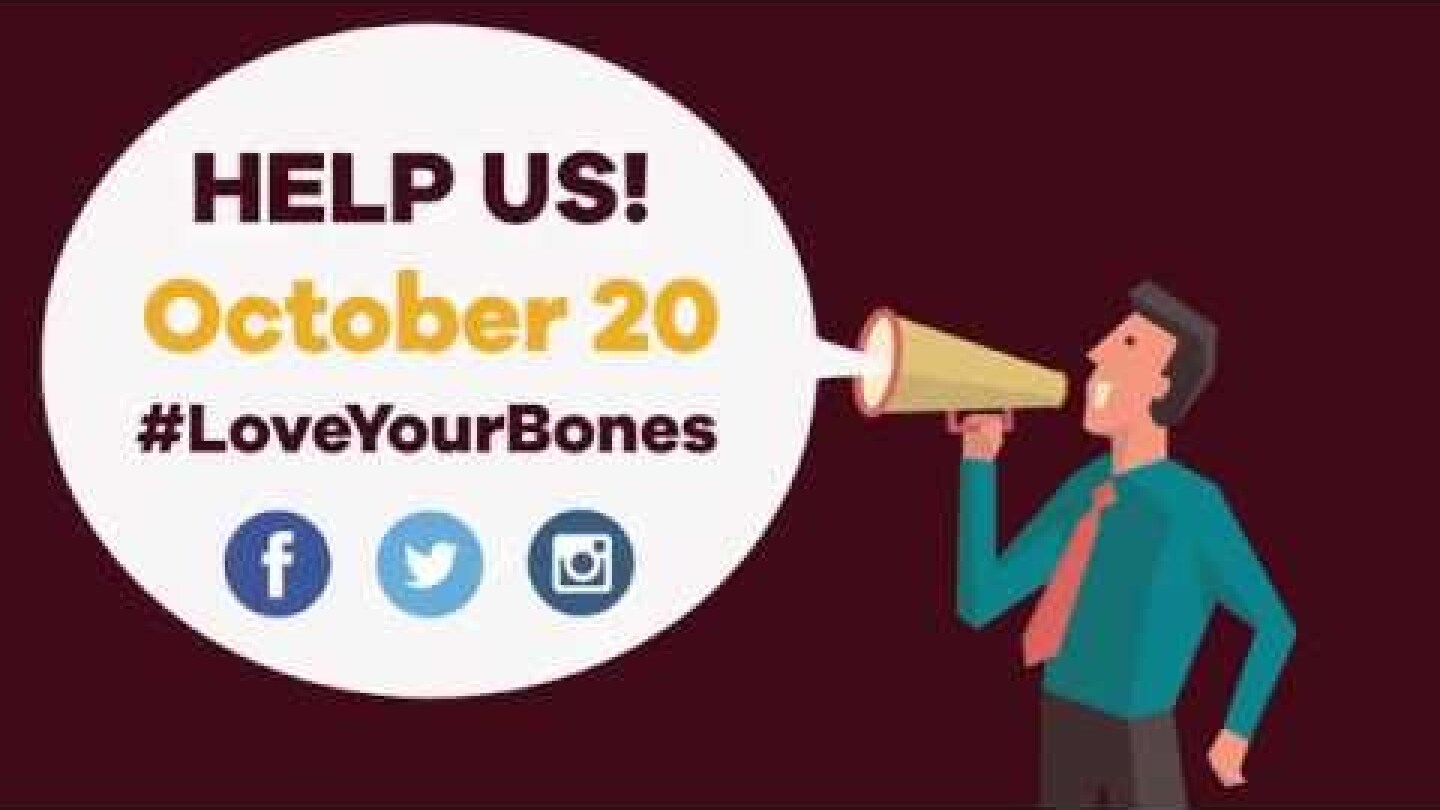 Join the World Osteoporosis Day Thunderclap campaign