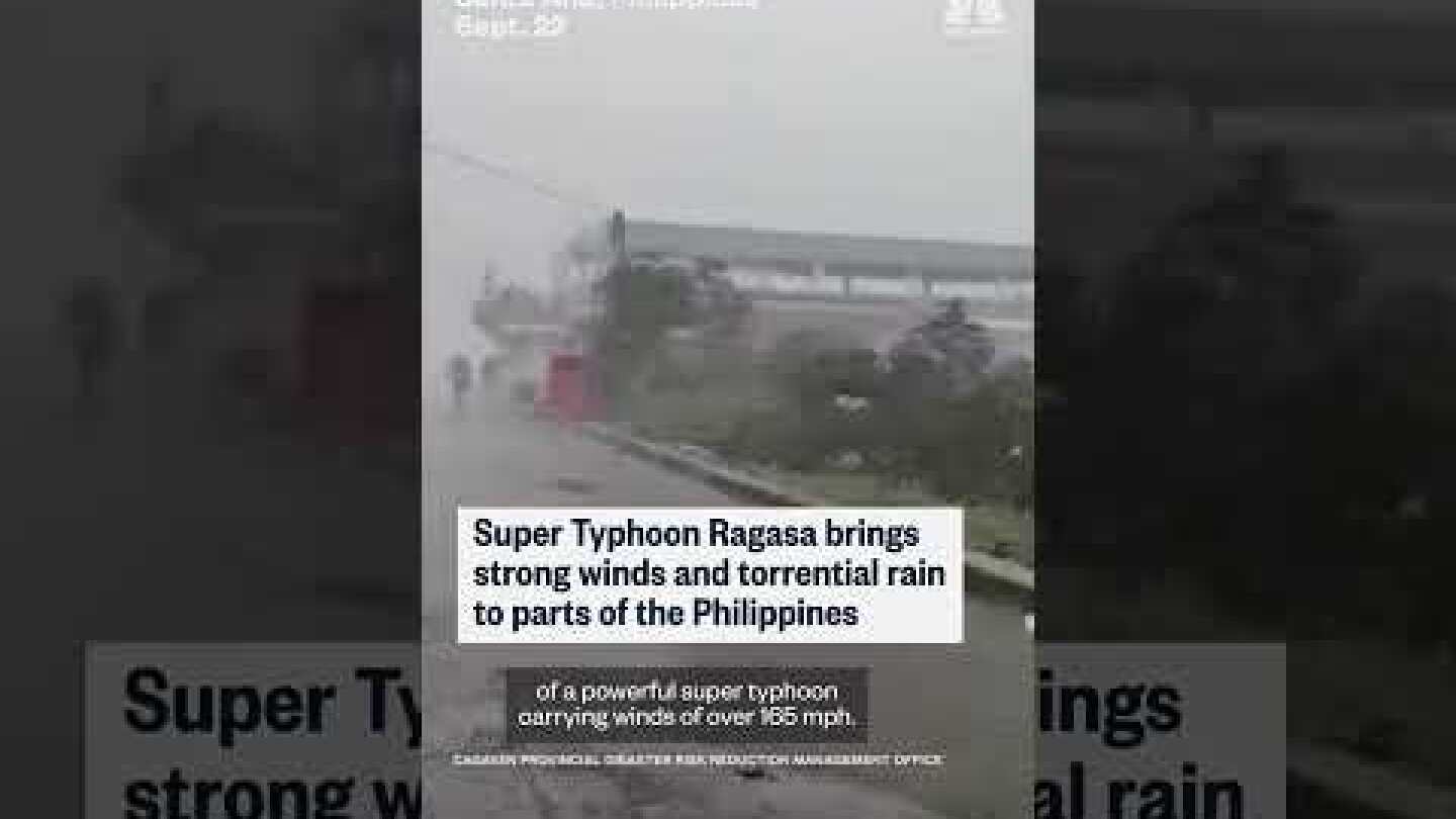 The Philippines braces for Super Typhoon Ragasa