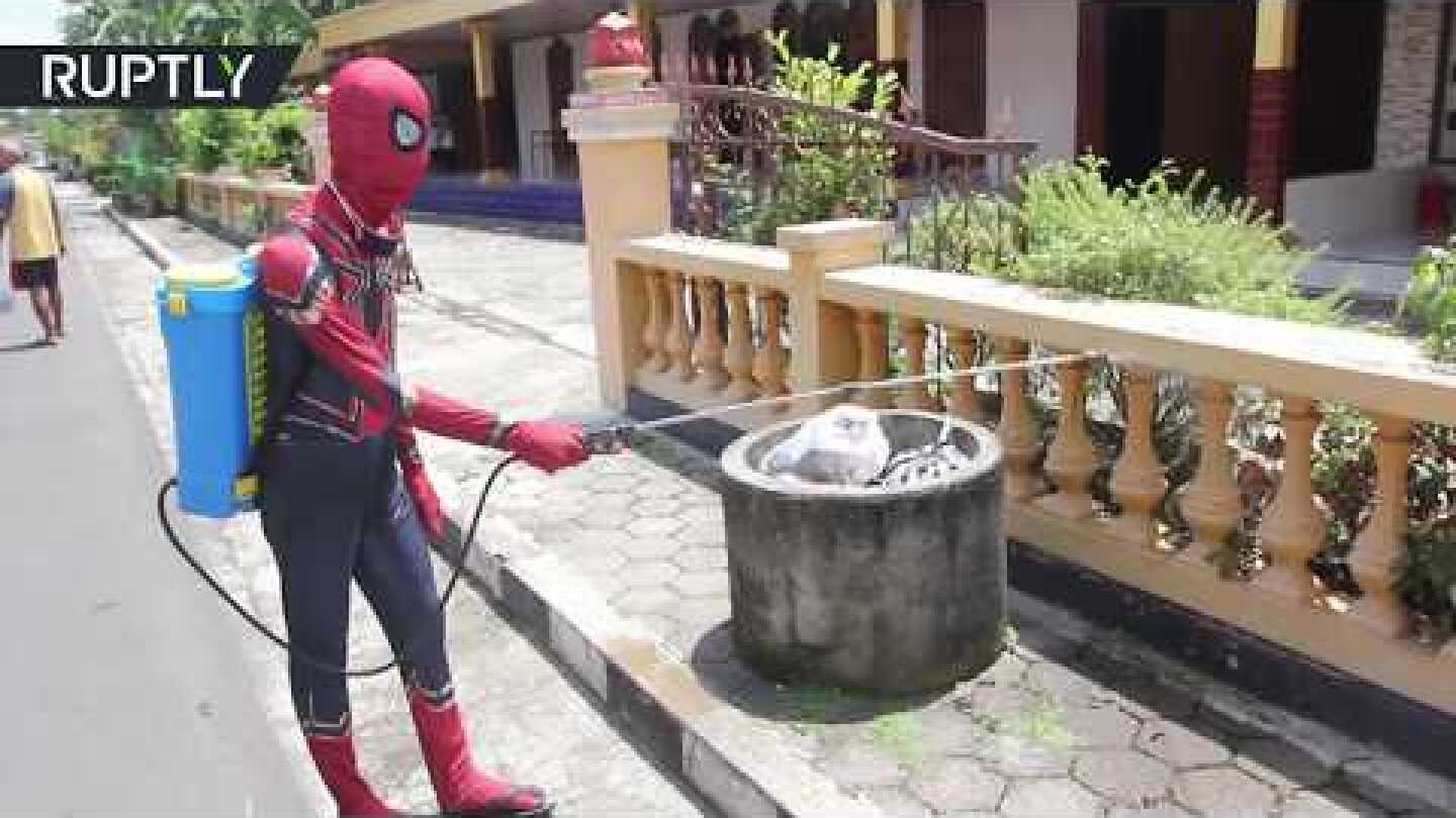 Indonesia ‘Superheroes’ | Batman & Spider-Man join COVID-19 fight
