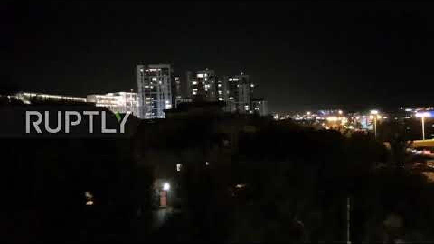 Israel: Hamas rockets fly above Tel Aviv while air raid sirens ring