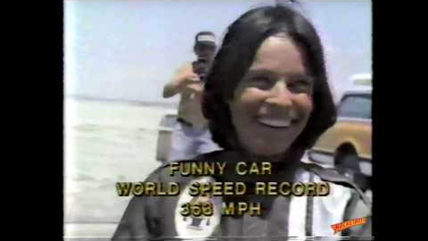 Kitty O'Neil Crashes Rocket Funny Car at 368mph