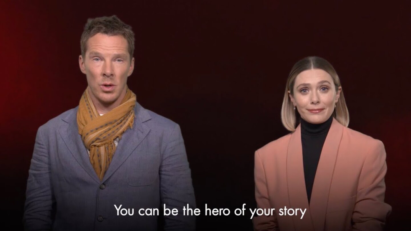 Benedict Cumberbatch and Elizabeth Olsen | NHS Donation