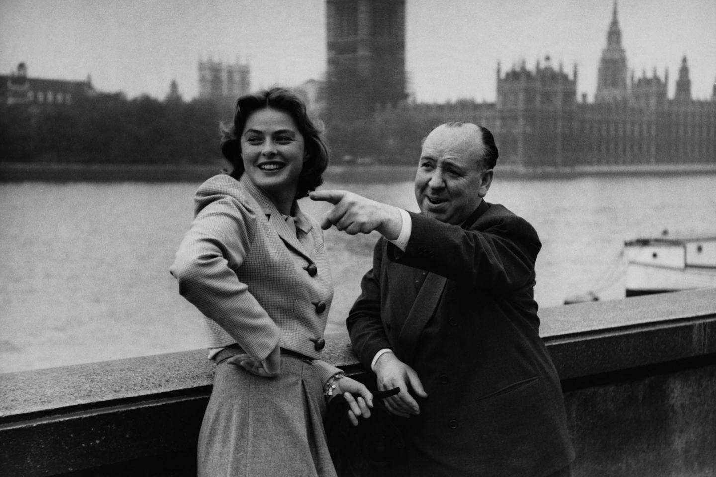 Ingrid Bergman και Alfred Hichcock, 1948