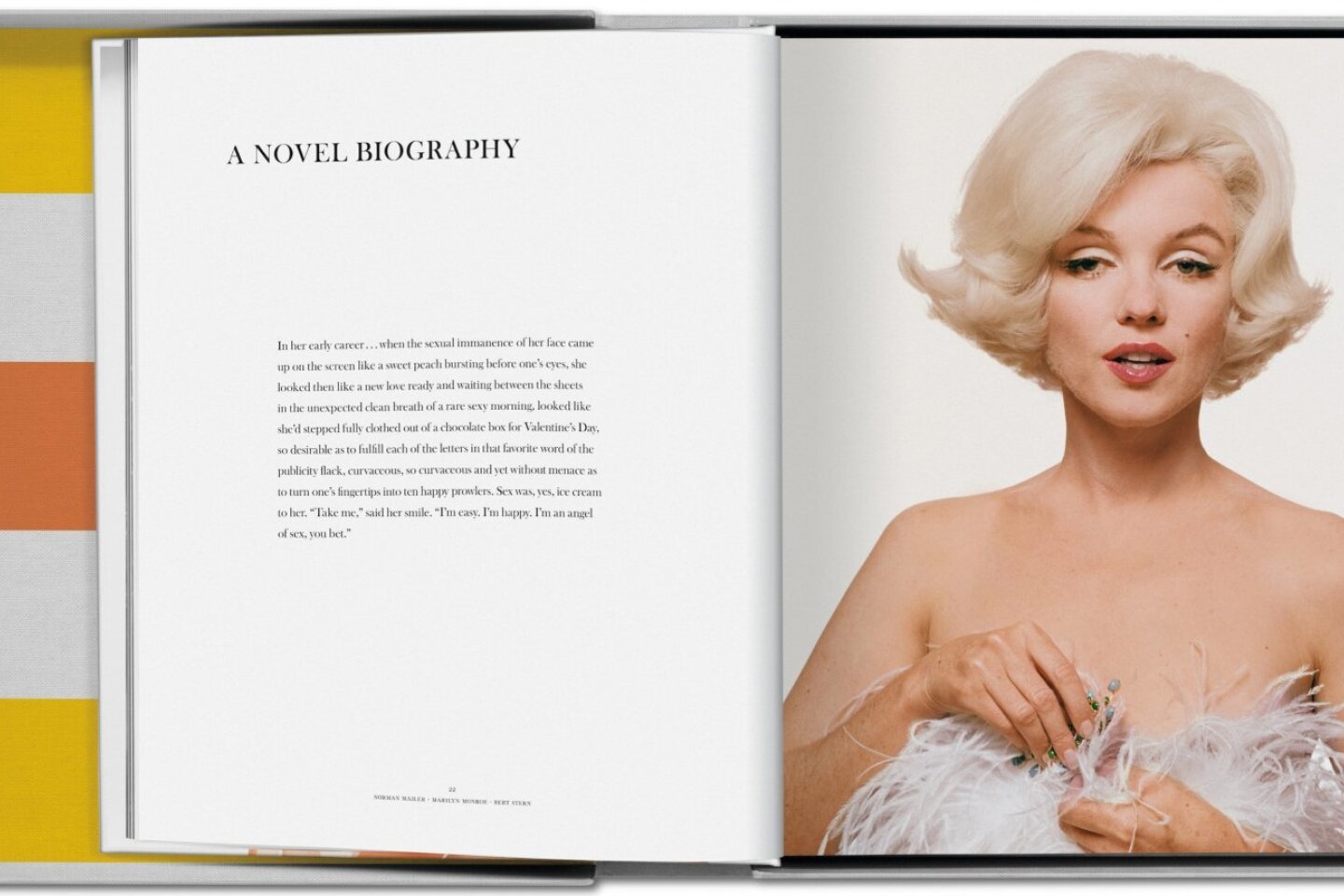 Το συλλεκτικό λεύκωμα της TASCHEN για τη Marilyn Monroe με τις σπάνιες φωτογραφίες του Bern Stern και τα κείμενα του βραβευμένου συγγραφέα και δημοσιογράφου Norman Mailer.