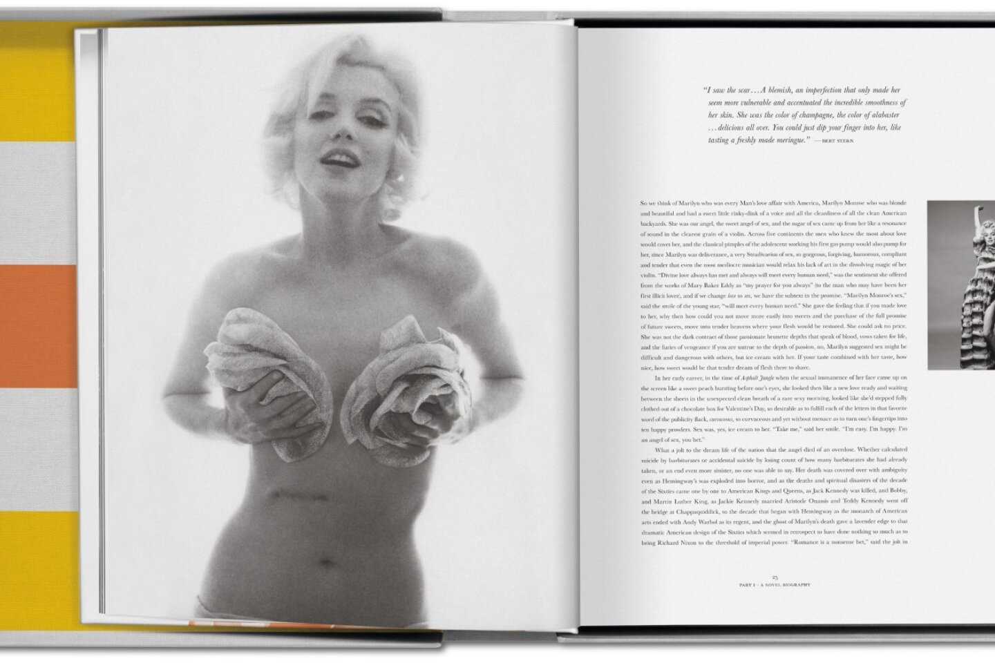 Το συλλεκτικό λεύκωμα της TASCHEN για τη Marilyn Monroe με τις σπάνιες φωτογραφίες του Bern Stern και τα κείμενα του βραβευμένου συγγραφέα και δημοσιογράφου Norman Mailer.