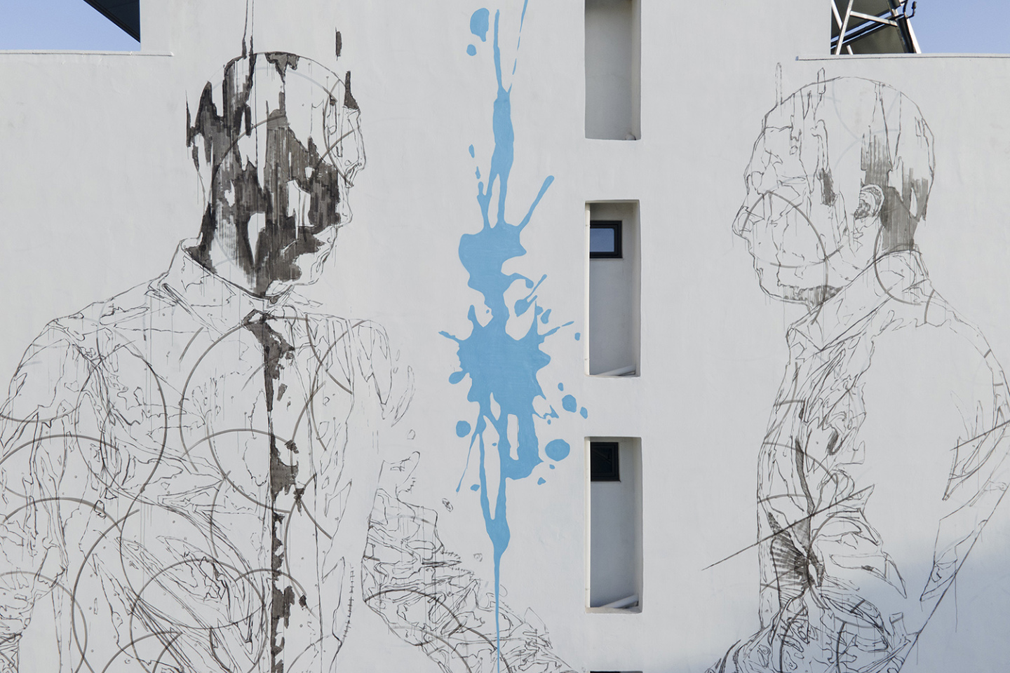 Το mural του ΙΝΟ στο Μεταξουργείο. 