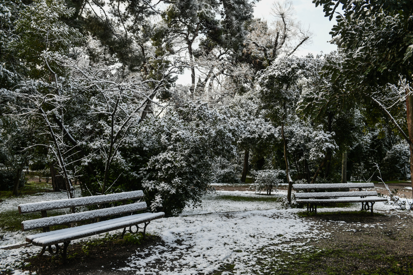 Χιονόπτωση στην Αθήνα - Κακοκαιρία «Μπάρμπαρα»