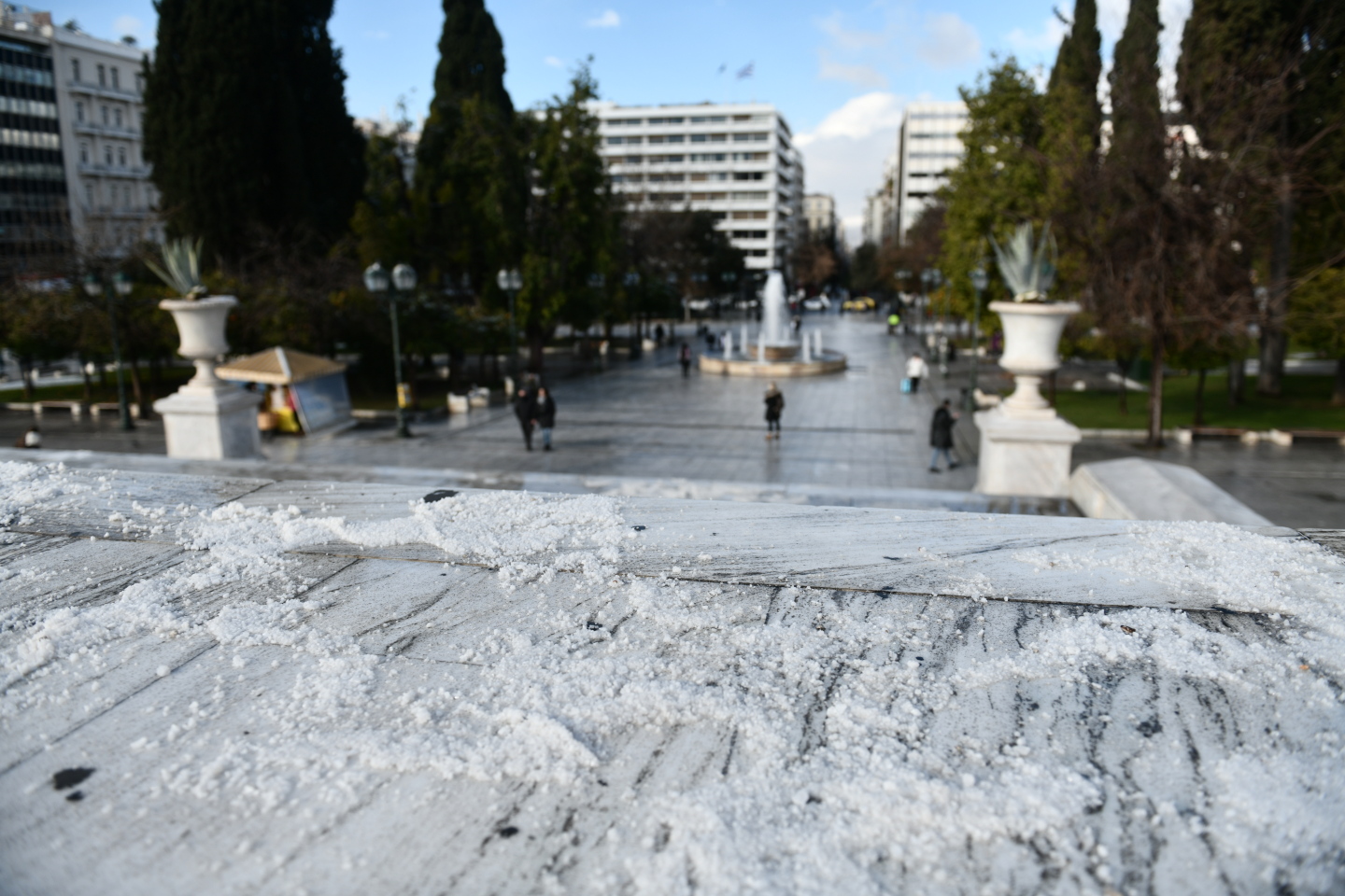 Χιονόπτωση στην Αθήνα - Κακοκαιρία «Μπάρμπαρα»