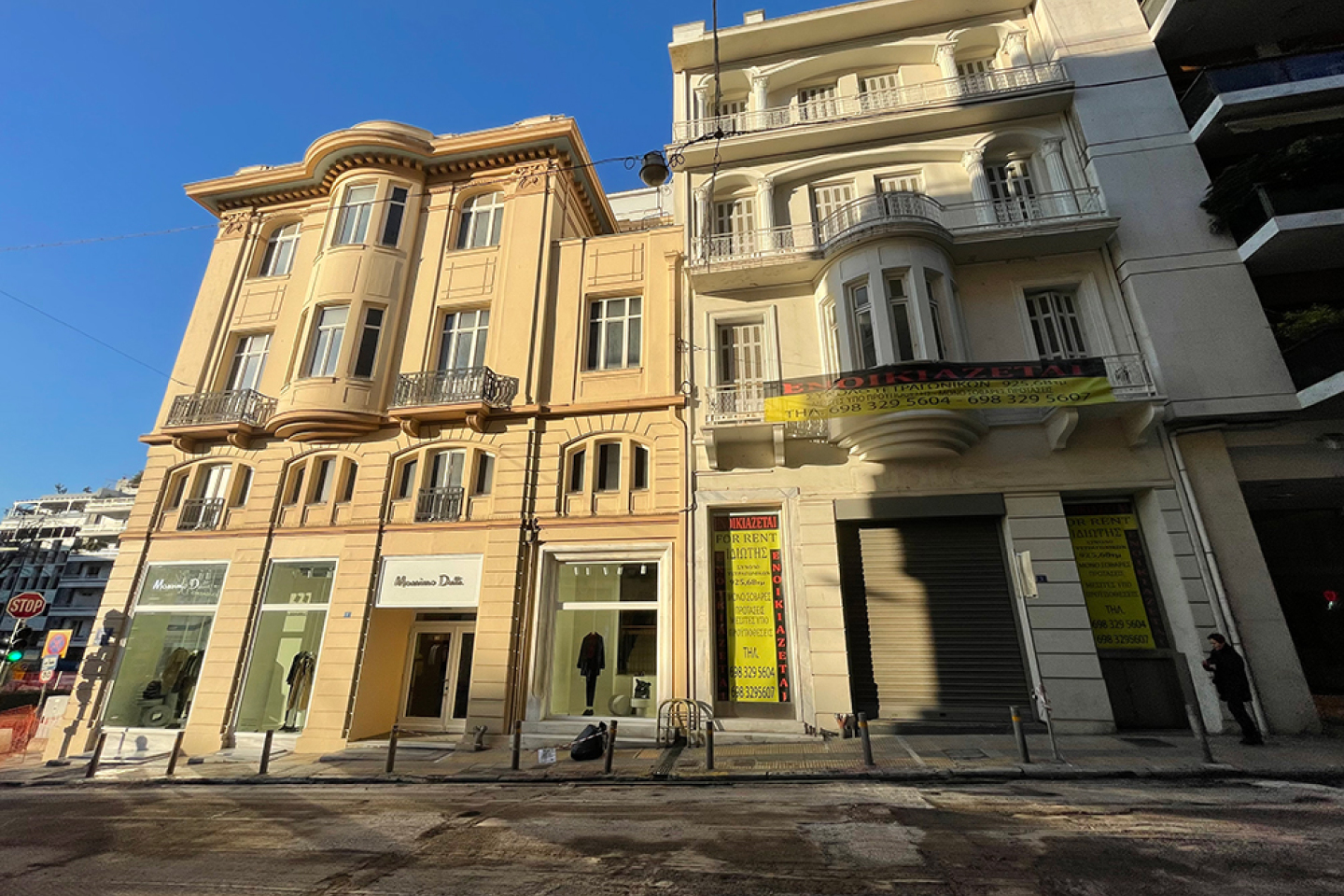 Σπάνιες εικόνες από την πολύβουη οδό Σκουφά στο Κολωνάκι