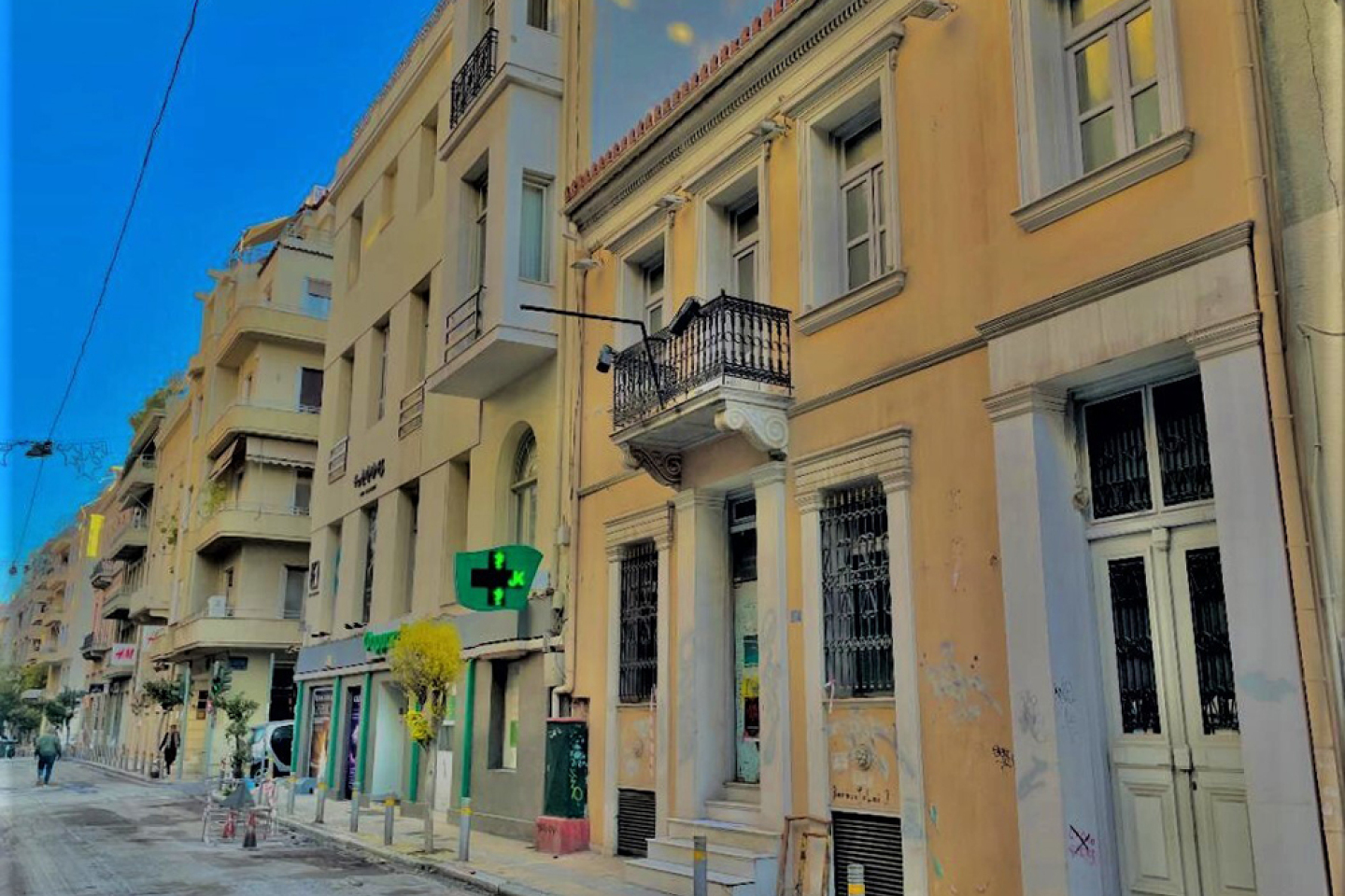 Σπάνιες εικόνες από την πολύβουη οδό Σκουφά στο Κολωνάκι