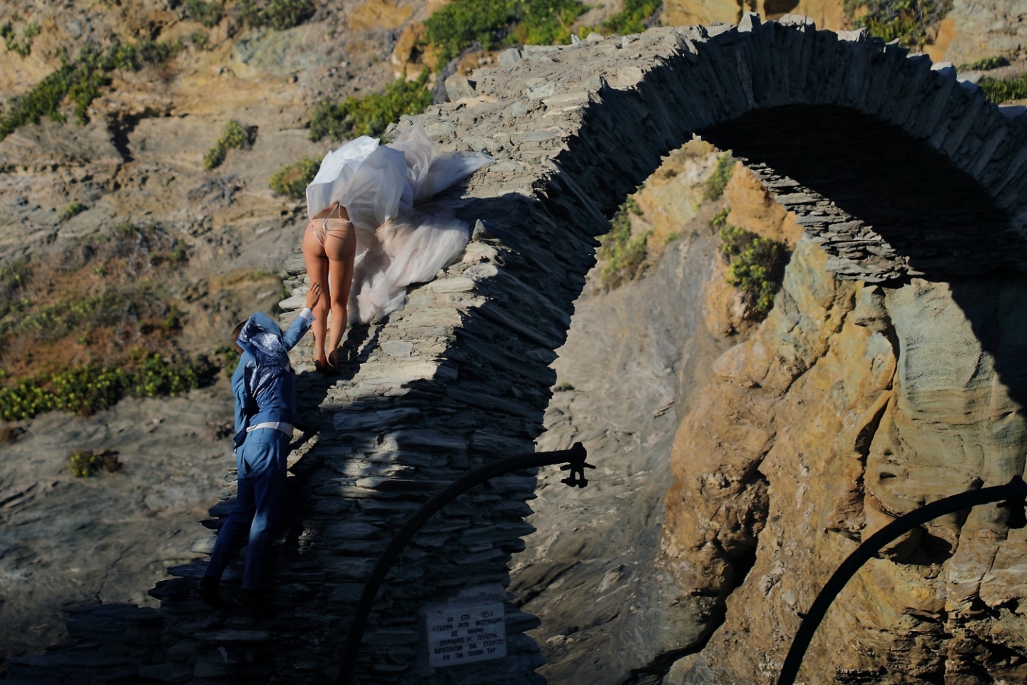 Αστεία φωτογράφιση γάμου