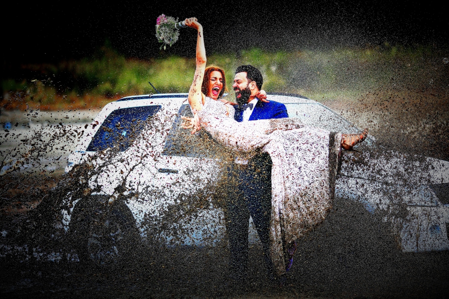 Αστεία φωτογράφιση γάμου