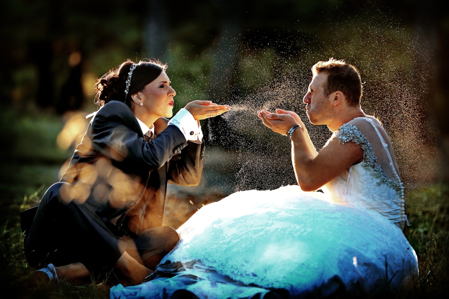 Αστεία φωτογράφιση γάμου