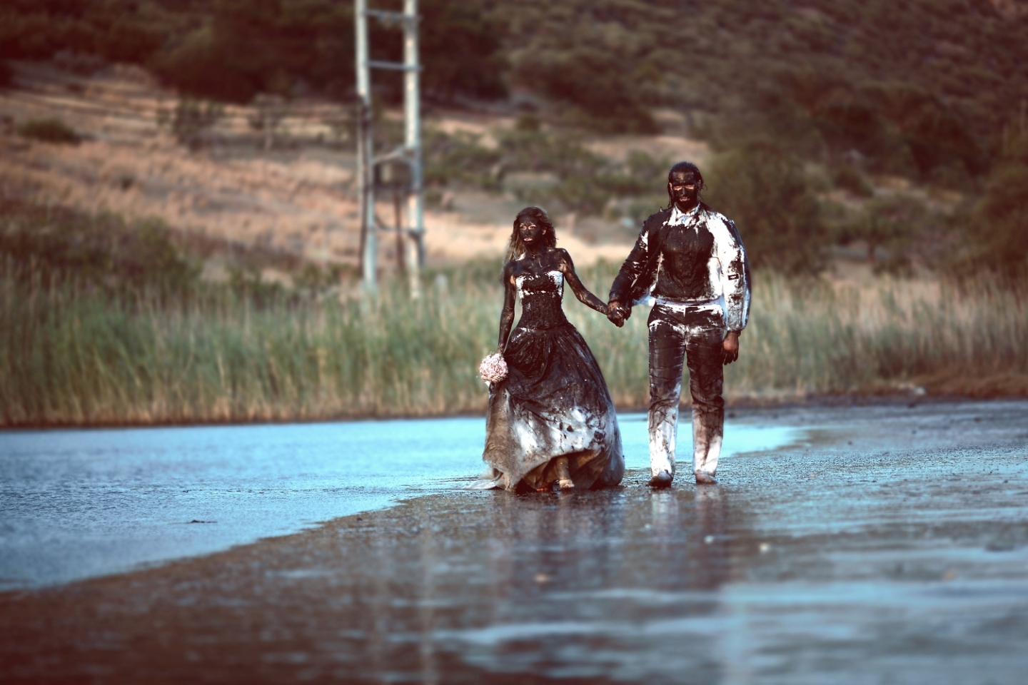 Αστεία φωτογράφιση γάμου