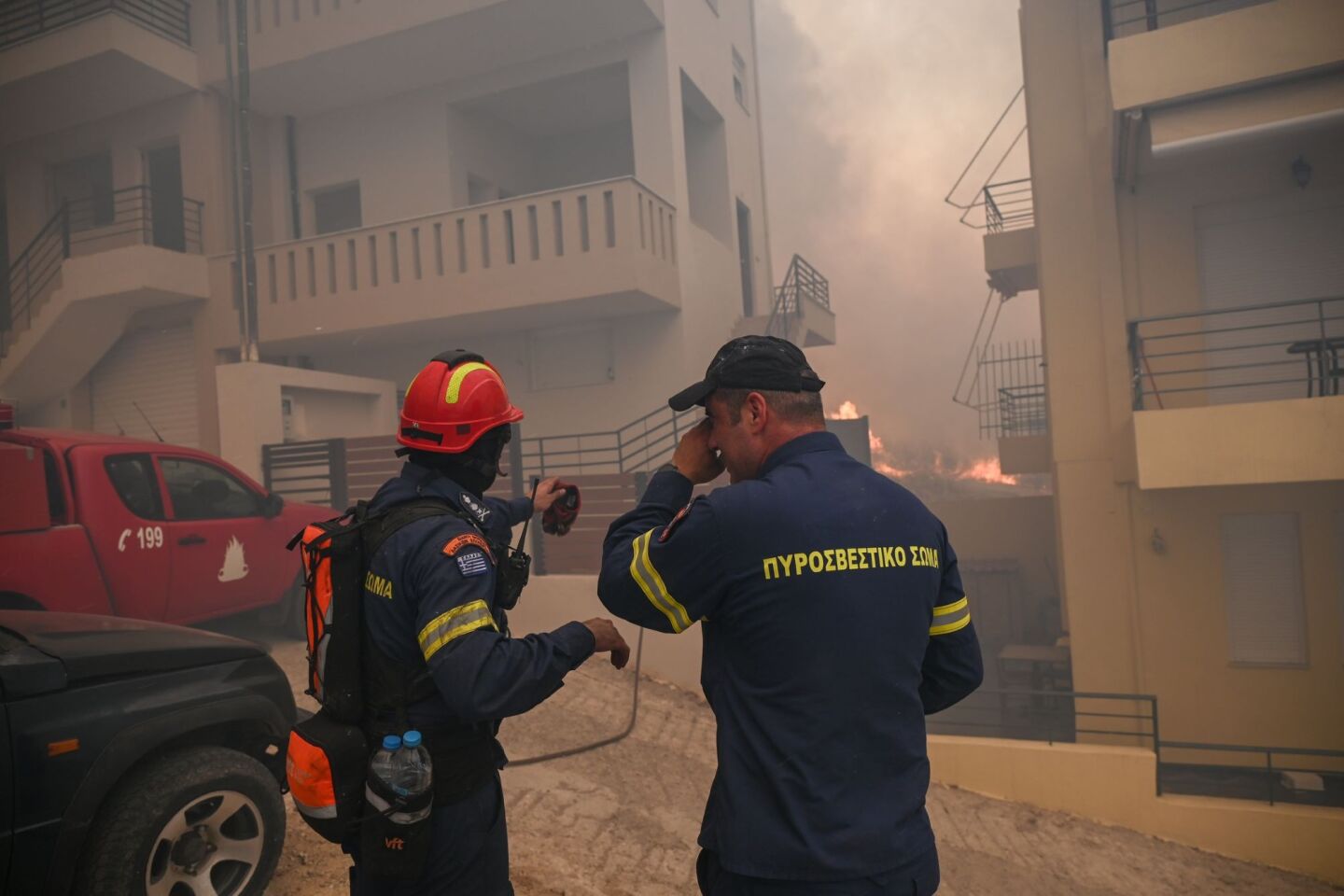 Πύρινο μέτωπο στη Φυλή ©Nephele Nomikou/ SOOC