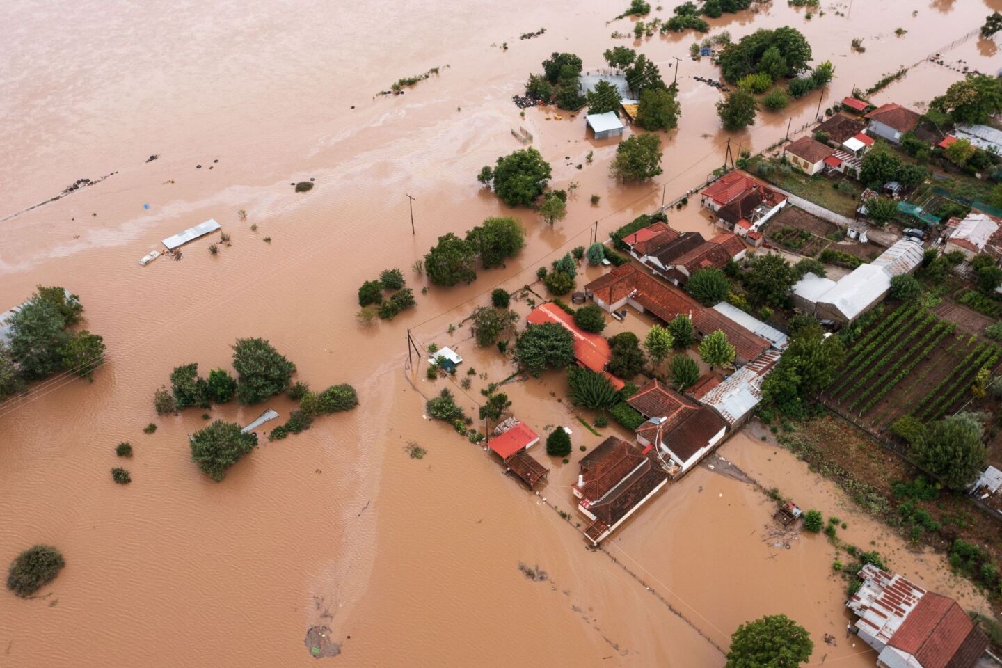 Πλημμυρισμένα χωριά στην Καρδίτσα ©Konstantinos Tsakalidis / SOOC