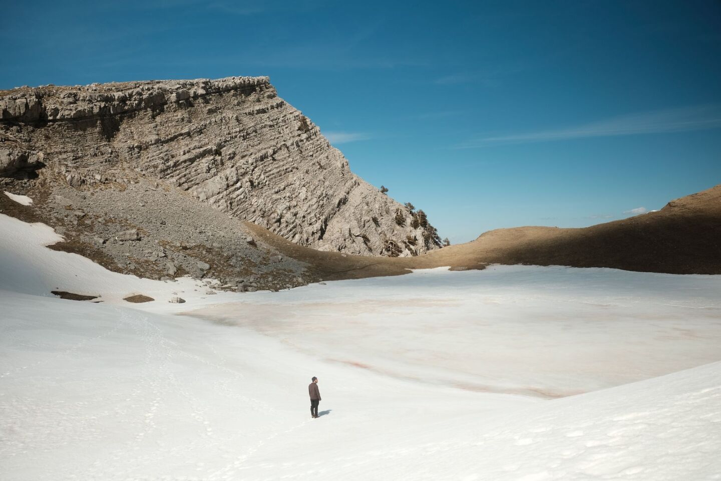 Ανάβαση στην παγωμένη δρακόλιμνη της Τύμφης, Ιωάννινα, 26 Μαρτίου 2023