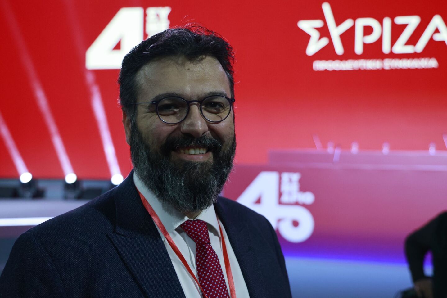 Ο Γιώργος Βασιλειάδης στο συνέδριο του ΣΥΡΙΖΑ