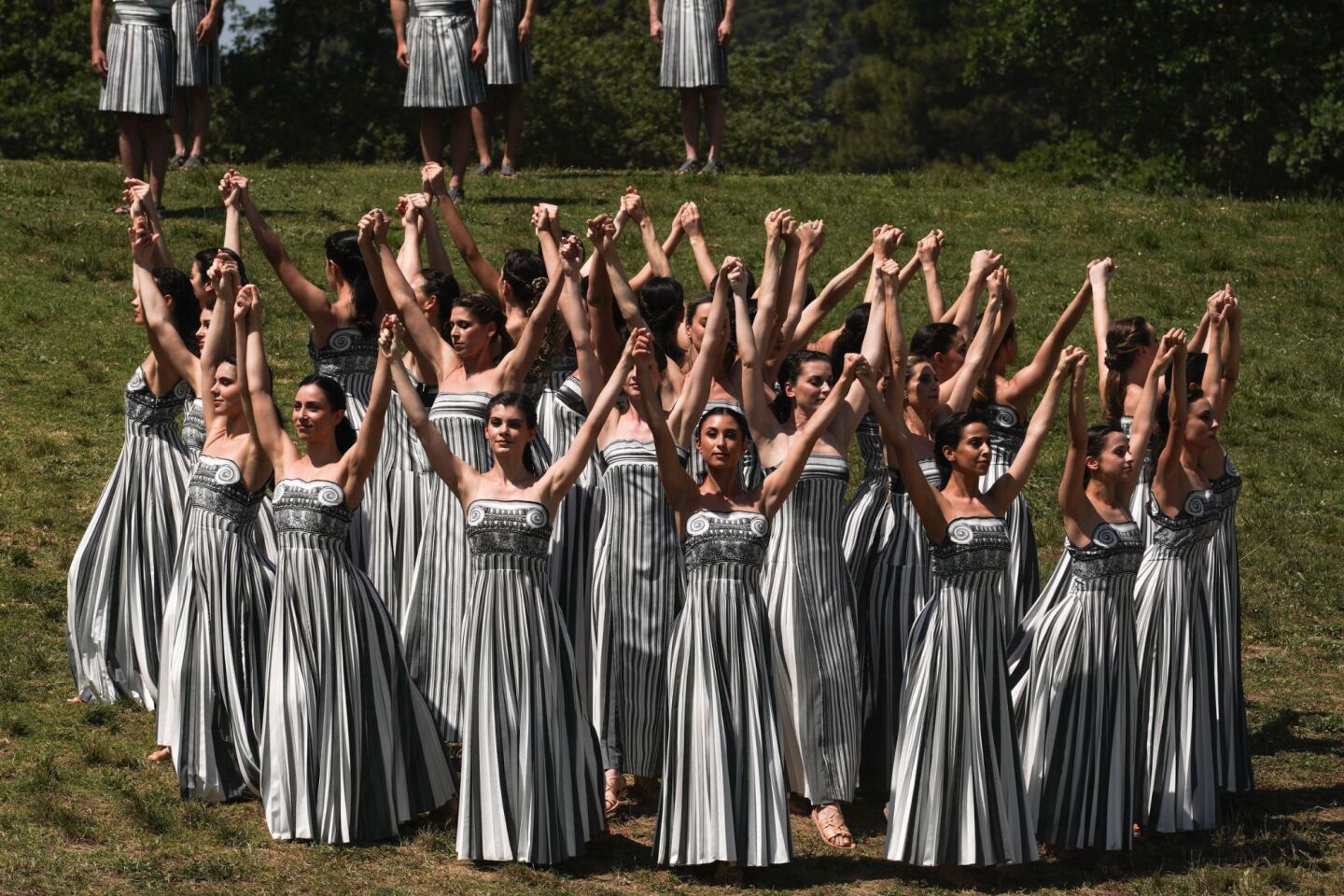 Η Επίσημη Πρόβα της Τελετής Αφής της Ολυμπιακής Φλόγας