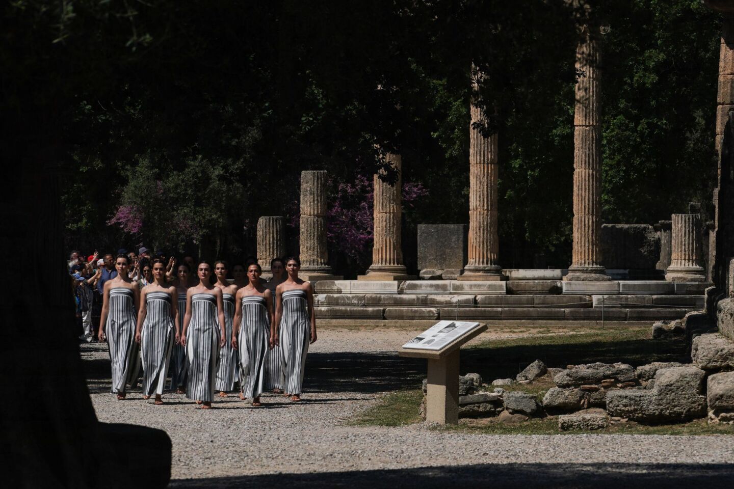 Η Επίσημη Πρόβα της Τελετής Αφής της Ολυμπιακής Φλόγας