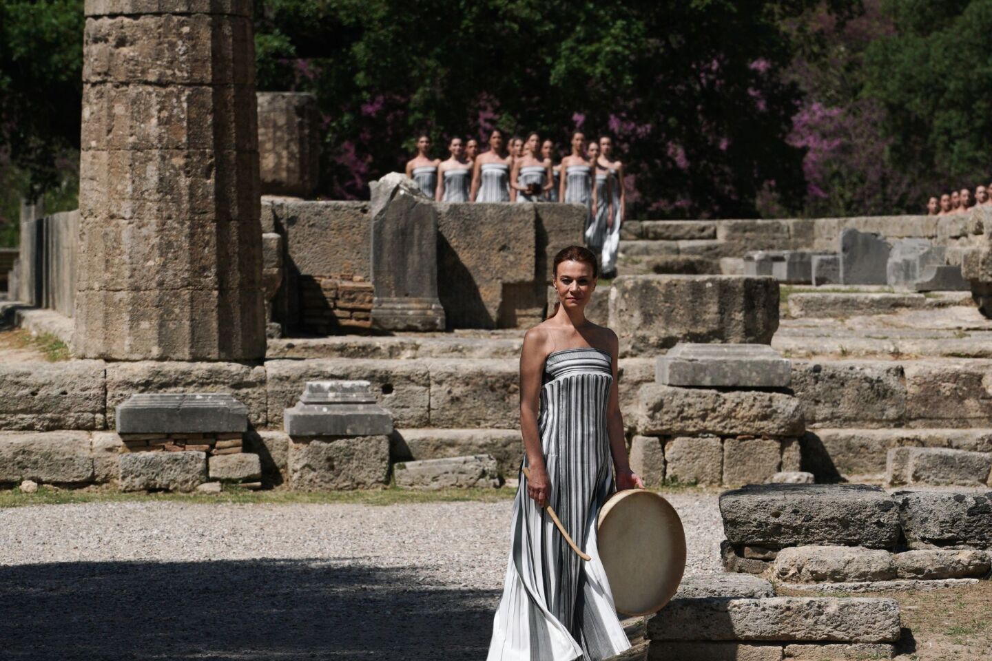 Η Επίσημη Πρόβα της Τελετής Αφής της Ολυμπιακής Φλόγας