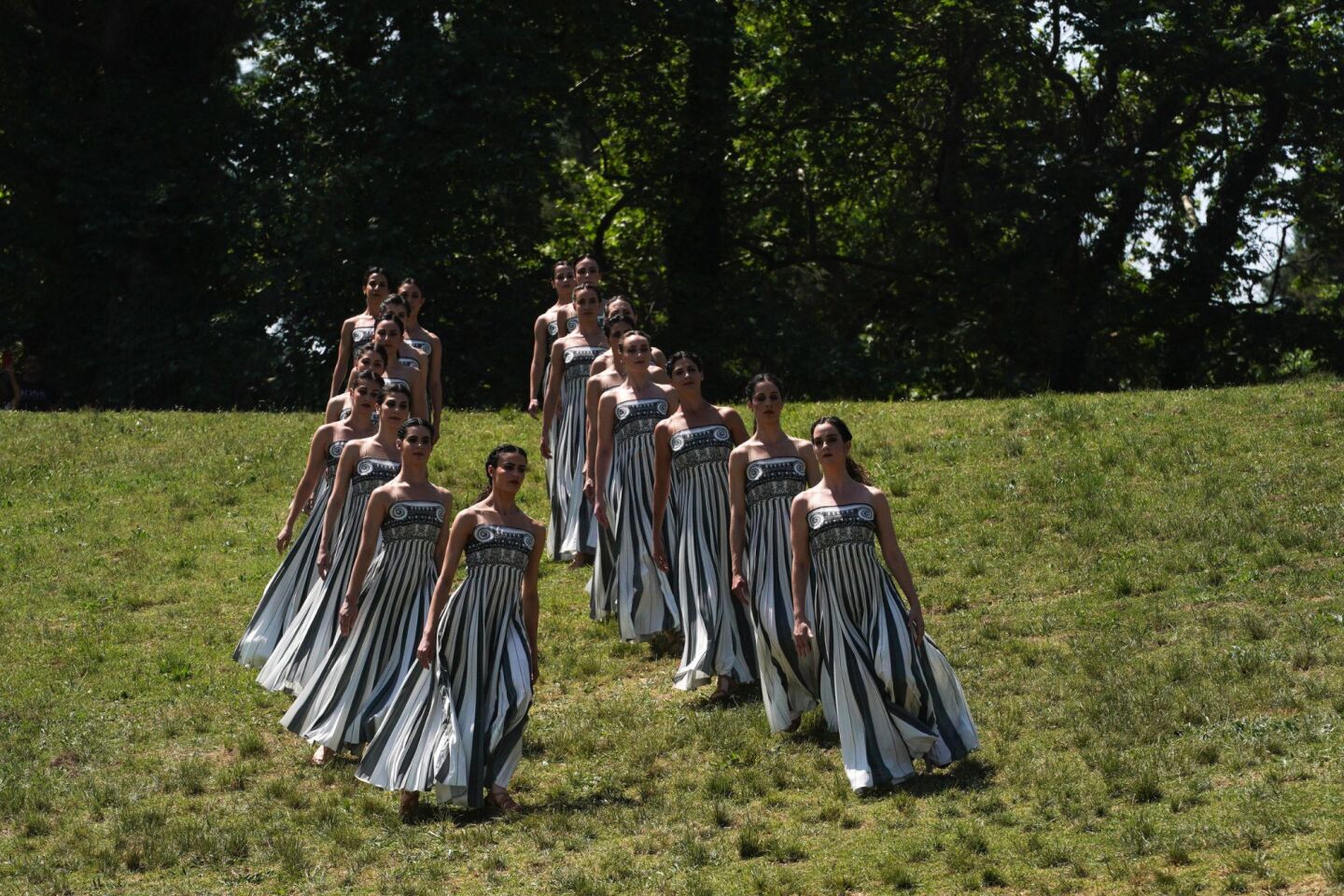 Επίσημη Πρόβα της Τελετή Αφής της Ολυμπιακής Φλόγας στην Αρχαία Ολυμπία