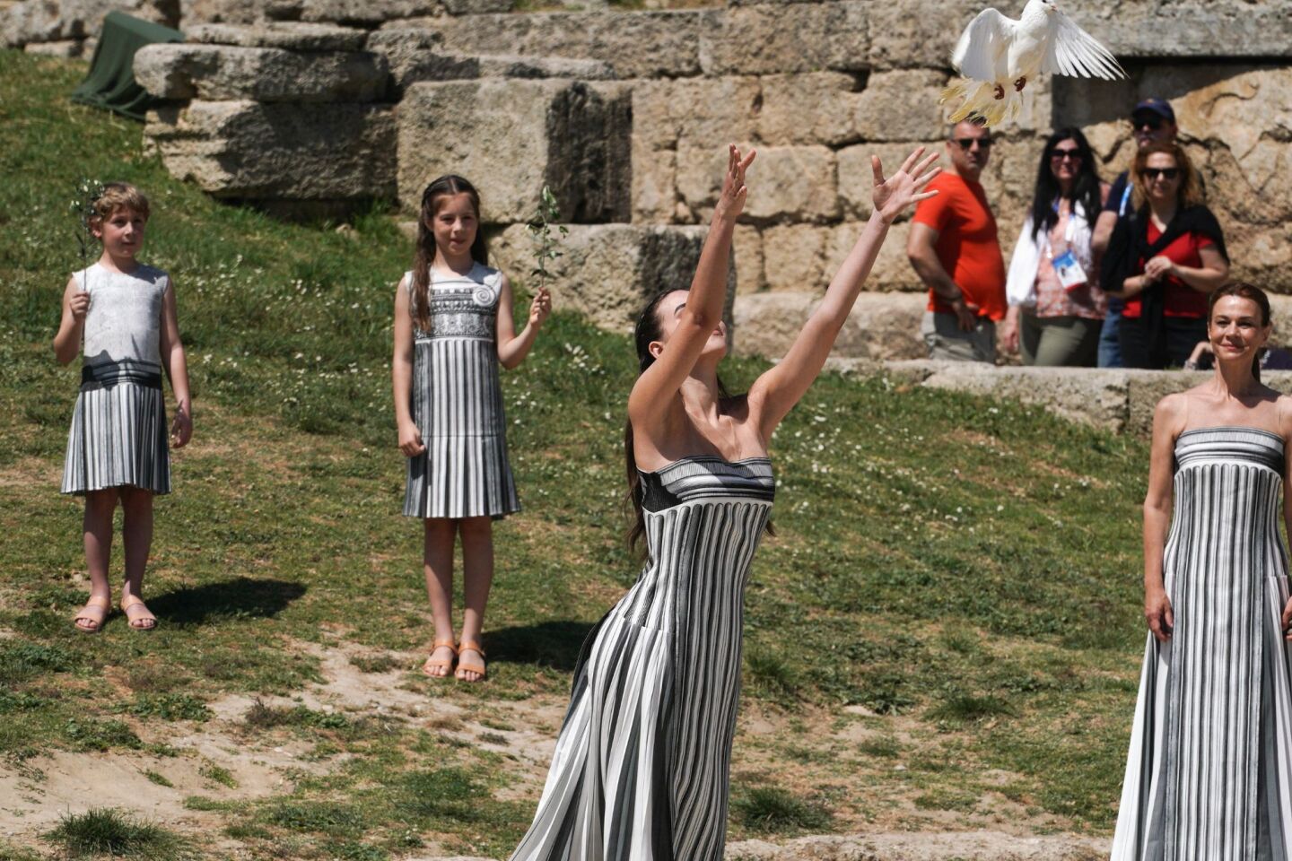 Υπό τους ήχους της μουσικής του συνθέτη Δημήτρη Παπαδημητρίου η Επίσημη Πρόβα της Τελετής Αφής της Ολυμπιακής Φλόγας 